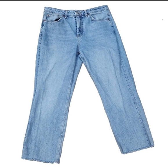 Topshop Raw Hem Jeans Ankle Length - Picture 1 of 5